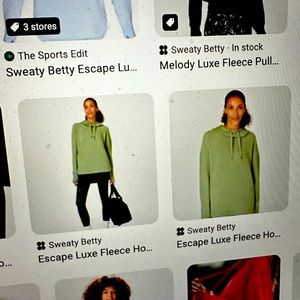 Sweaty Betty escape lux fleece hoody. M